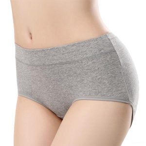 Classic Seamless Mid Rise Cotton Panties - side view