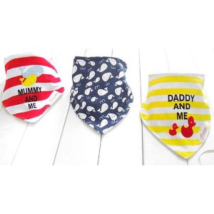 3 Piece Baby bib Set - B-17