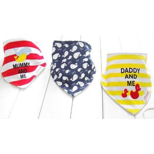 3 Piece Baby bib Set - A01