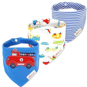 3 Piece Baby Bib Set - A06