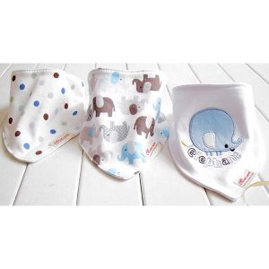 3 Piece Baby Bib Set - A08