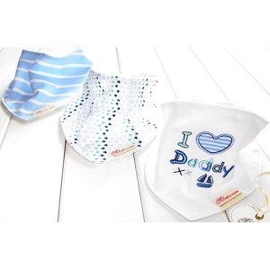 3 Piece Baby Bib Set - A09