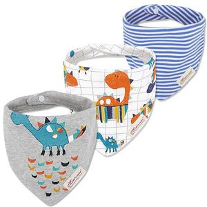 3 Piece Baby Bib Set - C05