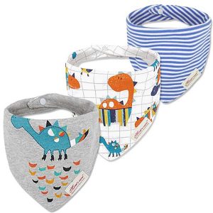 3 Piece Baby Bib Set - C05