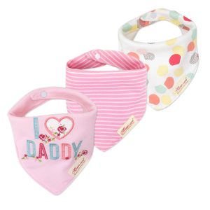 Girls Bib 3 PC Set - B-01