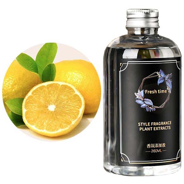 Lemon & Lemongrass Essential Oils Reed Aroma Diffuser Refill 260ml