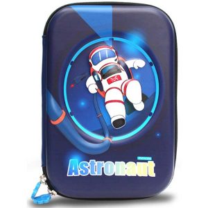 Large Pencil Case with Cartoon Astronaut Print