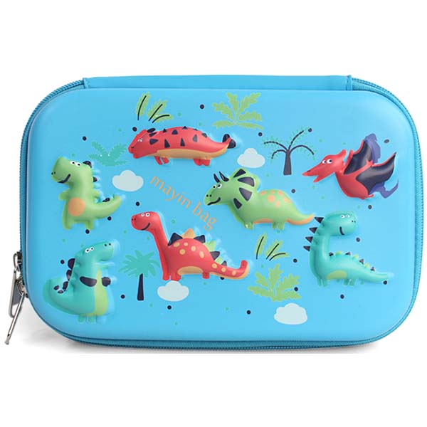 Large Pencil Case with 3D Cartoon Dinosaurs Print - 3Princess.com