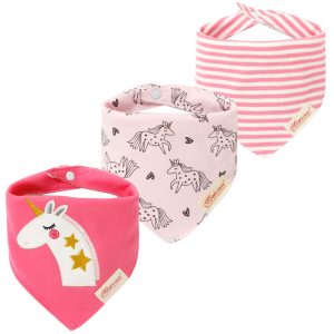 3 Piece Baby Bib Set - A05