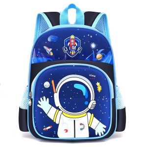 Kindergarten Backpack with Astronaut Cartoon