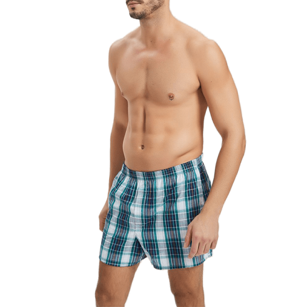 Men's Cotton Boxer Shorts - Side View
