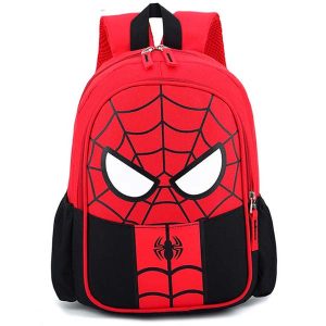 Boys' Kindergarten Backpack - Spider Man, Black