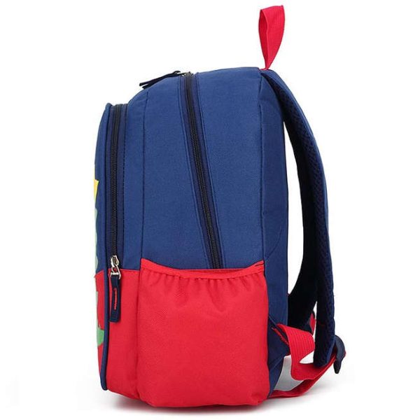 Children Backpack for Kindergarten Kids, Dinosaur Side View