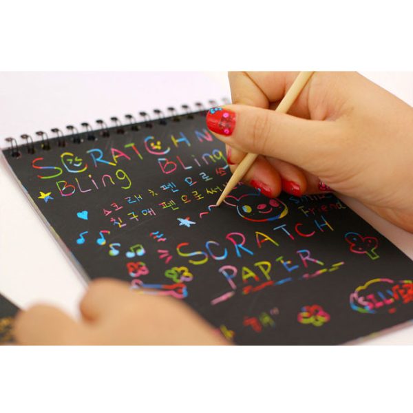 Scratch Art Books - DIY Educational Toy for Kids