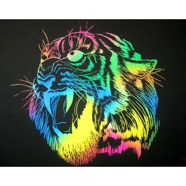 Scratch Art Books - Sample Art Works