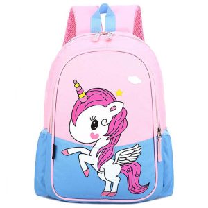 Kindergarten School Bag, Unicorn Blue