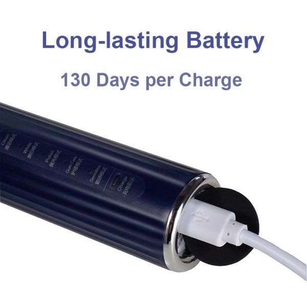 Electric Toothbrush, Rechargeable via USB Port